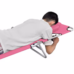 VidaXL 310333 chaise d'extérieur Linge Siège rembourré Acier, Polyester Magenta - Vue supplémentaire 5