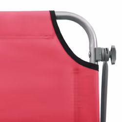 VidaXL 310337 chaise d'extérieur Linge Siège rembourré Tissu, Acier Rose - Vue supplémentaire 6