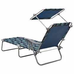 VidaXL 310338 chaise d'extérieur Linge Siège rembourré Tissu, Acier