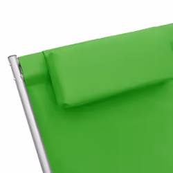 VidaXL 310339 chaise d'extérieur Terrace Polyvinyl chloride (PVC), Acier Vert - Vue supplémentaire 6