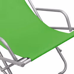 VidaXL 310339 chaise d'extérieur Terrace Polyvinyl chloride (PVC), Acier Vert - Vue supplémentaire 7