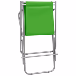 VidaXL 310339 chaise d'extérieur Terrace Polyvinyl chloride (PVC), Acier Vert - Vue supplémentaire 8