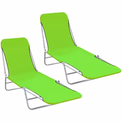 Ces chaises longues pliables seront un choix idéal pour vous détendre et profiter de la journée dans le jardin ou sur la plag ...