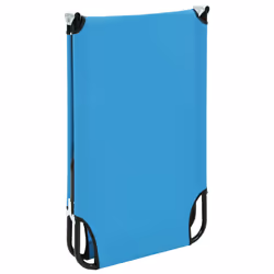 VidaXL 310348 chaise d'extérieur Linge Siège rembourré Oxford, Polyvinyl chloride (PVC), Acier Bleu, Turquoise - Vue supplémentaire 6