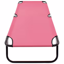 VidaXL 310349 chaise d'extérieur Linge Siège rembourré Oxford, Polyvinyl chloride (PVC), Acier Rose - Vue supplémentaire 5