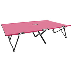 VidaXL 310353 chaise d'extérieur Linge Siège rembourré Tissu, Polyester Rose