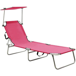 VidaXL 310363 chaise d'extérieur Linge Siège rembourré Polyester Rose