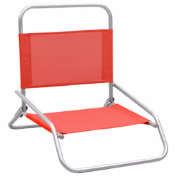 VidaXL 310367 chaise d'extérieur Terrace Oxford, Acier Rouge