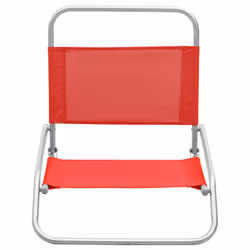 VidaXL 310367 chaise d'extérieur Terrace Oxford, Acier Rouge
