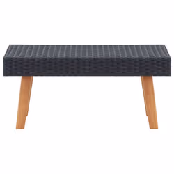 VidaXL 310222 table de jardin Noir