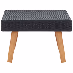 VidaXL 310222 table de jardin Noir