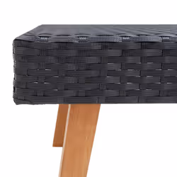 VidaXL 310222 table de jardin Noir - Vue supplémentaire 4