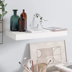 VidaXL 323742, Panneaux MDF, Métal, Blanc, 5 kg, 400 mm, 230 mm, 38 mm