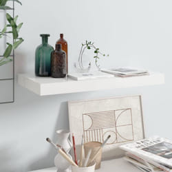 Tagère murale flottante Blanc brillant 50x23x3,8 cm mdf Vidaxl