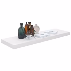 VidaXL 323751 étagères Panneaux MDF, Métal Blanc