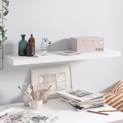 Cette étagère murale élégante est destinée à être le point de mire de votre maison. Avec un système de montage invisible, cet ...
