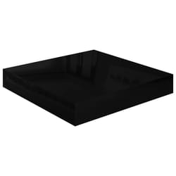 VidaXL 323760 étagères Panneaux MDF, Métal Noir