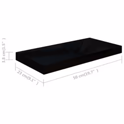 VidaXL 323766 étagères Panneaux MDF, Métal Noir - Vue supplémentaire 6