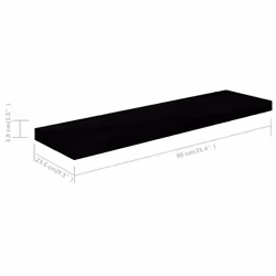 VidaXL 323778 étagères Panneaux MDF, Métal Noir - Vue supplémentaire 7