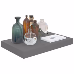 VidaXL 323787 étagères Panneaux MDF, Métal Gris