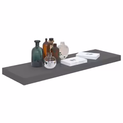 VidaXL 323793 étagères Panneaux MDF, Métal Gris