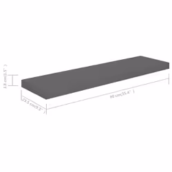 VidaXL 323796 étagères Panneaux MDF, Métal Gris - Vue supplémentaire 7