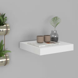 VidaXL 323802 étagères Panneaux MDF, Métal Blanc