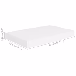VidaXL 323805 étagères Panneaux MDF, Métal Blanc - Vue supplémentaire 7