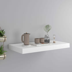 VidaXL 323808 étagères Panneaux MDF, Métal Blanc
