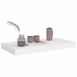 VidaXL 323808 étagères Panneaux MDF, Métal Blanc