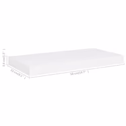 VidaXL 323808 étagères Panneaux MDF, Métal Blanc - Vue supplémentaire 6