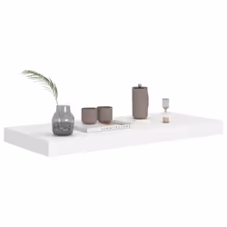 VidaXL 323811 étagères Panneaux MDF, Métal Blanc