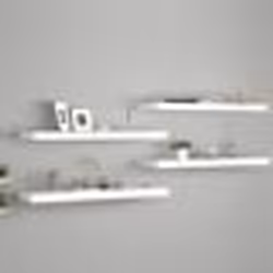vidaXL Étagères murales flottantes 4 pcs blanc 80x23,5x3,8 cm MDF
