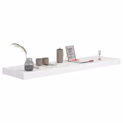 VidaXL 323817 étagères Panneaux MDF, Métal Blanc