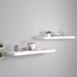 vidaXL Étagères murales flottantes 2 pcs blanc 90x23,5x3,8 cm MDF - TU