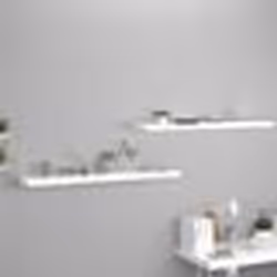 vidaXL Étagères murales flottantes 2 pcs blanc 120x23,5x3,8 cm MDF - TU