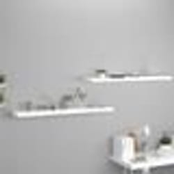 vidaXL Étagères murales flottantes 2 pcs blanc 120x23,5x3,8 cm MDF - TU
