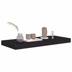 VidaXL 323832 étagères Panneaux MDF, Métal Noir