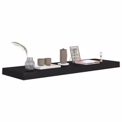 VidaXL 323835 étagères Panneaux MDF, Métal Noir
