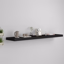 VidaXL 323841 étagères Panneaux MDF, Métal Noir