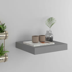 VidaXL 323844 étagères Panneaux MDF, Métal Gris