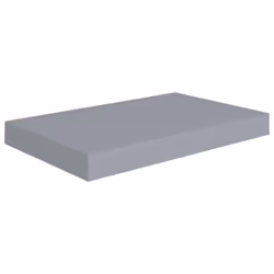 VidaXL 323847, Panneaux MDF, Métal, Gris, 5 kg, 400 mm, 230 mm, 38 mm
