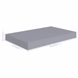 VidaXL 323847 étagères Panneaux MDF, Métal Gris - Vue supplémentaire 6