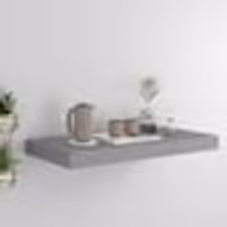 vidaXL Étagère murale flottante gris 50x23x3,8 cm MDF - TU