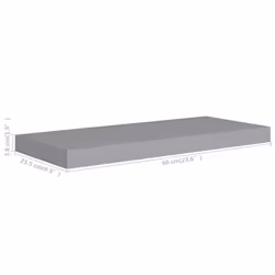 VidaXL 323853 étagères Panneaux MDF, Métal Gris - Vue supplémentaire 7