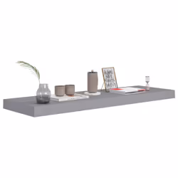 VidaXL 323856 étagères Panneaux MDF, Métal Gris