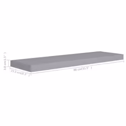 VidaXL 323856 étagères Panneaux MDF, Métal Gris - Vue supplémentaire 7