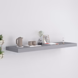 VidaXL 323859 étagères Panneaux MDF, Métal Gris