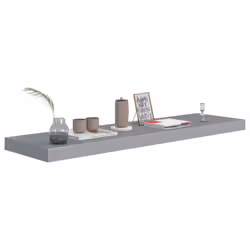 VidaXL 323859 étagères Panneaux MDF, Métal Gris