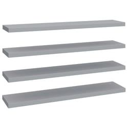 VidaXL 323864 étagères Panneaux MDF, Métal Gris
